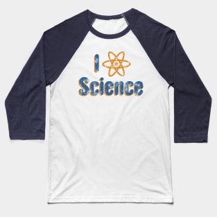 I Heart Science Baseball T-Shirt